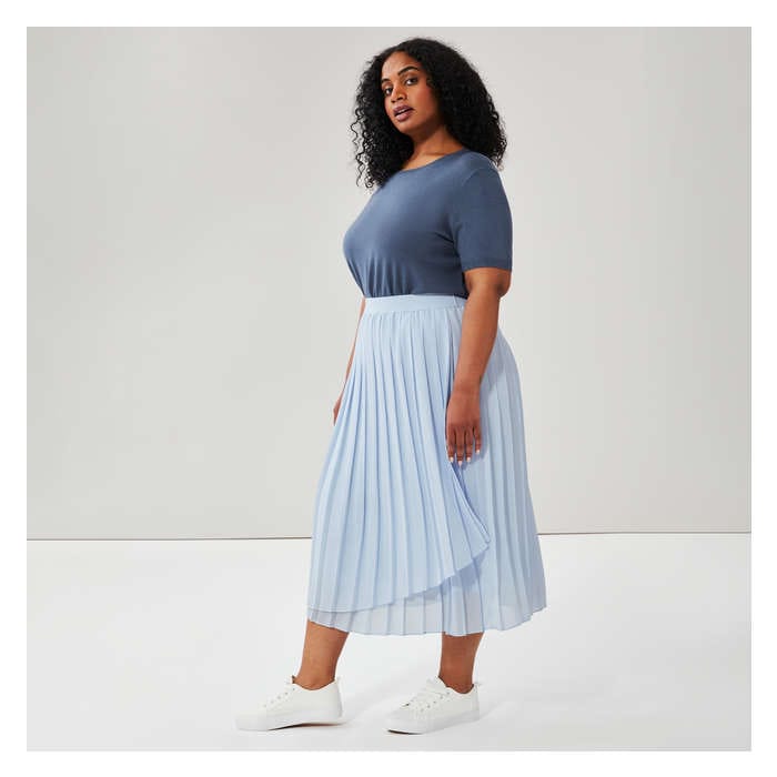 Women+ Pleated Skirt